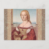 Raphael Lady and Unicorn Classic Postkarte (Vorderseite)