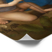 Raphael - Madonna auf der Wiese Poster (Ecke)