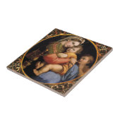 Raphael Madonna della sedia Dekorative Tile Fliese (Seite)