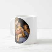 Raphael , Madonna della seggiola Kaffeetasse (Vorderseite Links)