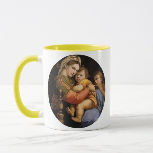 Raphael , Madonna della seggiola Tasse (Links)