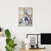 Raphael - Madonna des Granatapfels 1504 Poster (Heimbüro)