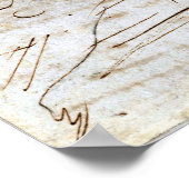 Raphael - Madonna und Kind in einer Landschaft zu Poster (Ecke)