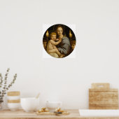 Raphael - Madonna von Candelabra Poster (Küche)