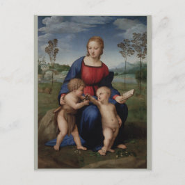 Raphael Madonna von der Goldfinch Postkarte