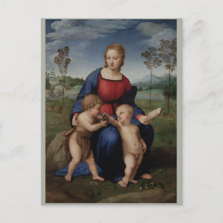 Raphael Madonna von der Goldfinch Postkarte