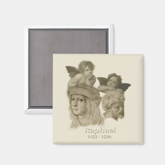 Raphael Magnet (Vorderseite/Rückseite)