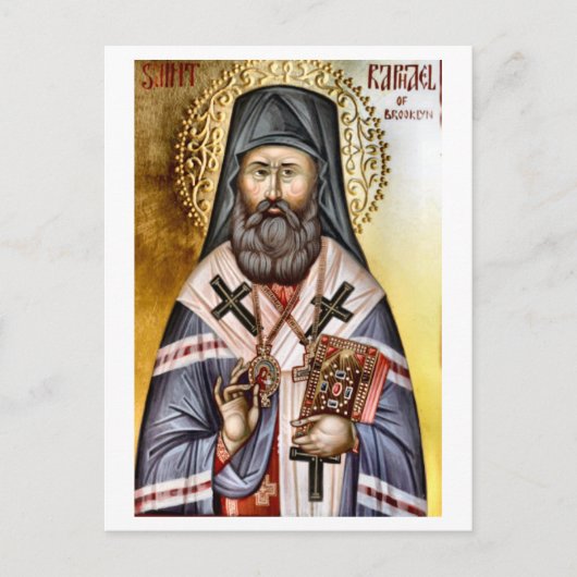 Raphael of Brooklyn Orthodox Christlich Icon Postkarte (Vorderseite)