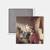 Raphael passt die Pose seines Modells an Magnet (Vorderseite/Rückseite)