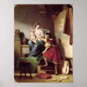 Raphael passt die Pose seines Modells an Poster (Vorne)