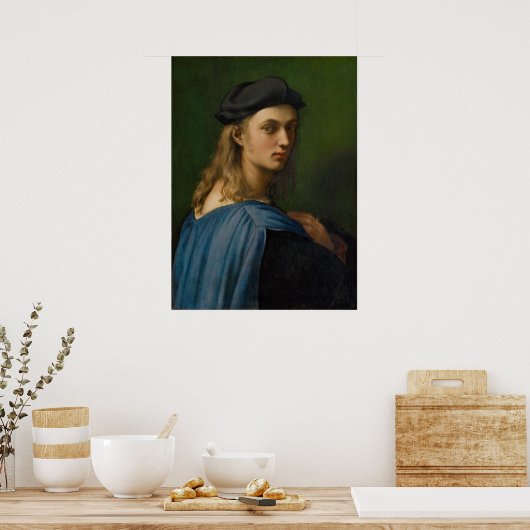 Raphael - Portrait der Bindo Altoviti Poster (Küche)