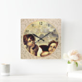 Raphael: Putti, Detail aus der Siena Quadratische Wanduhr (Zuhause)