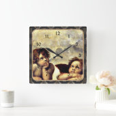 Raphael: Putti, Detail aus der Siena Quadratische Wanduhr (Zuhause)