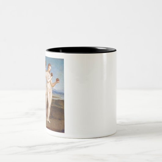 Raphael Raffaello Drei Graces Apple Eve Zweifarbige Tasse (Mittel)
