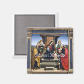 Raphael Raffaello Madonna and Child begeistert Magnet (Vorderseite/Rückseite)