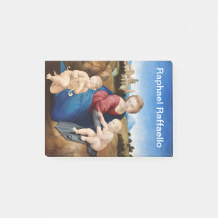 Raphael Raffaello Madonna und Kind Säugling Saint  Post-it Klebezettel