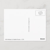 Raphael Renaissance Kunst, Dichtung und Musik Postkarte (Rückseite)