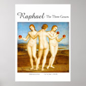 Raphael restaurierte Klassik mit drei Graces Poster (Vorne)