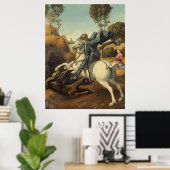 Raphael - Saint George und der Drache Poster (Heimbüro)