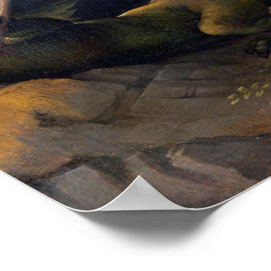 Raphael Saint George und der Drache Poster (Ecke)