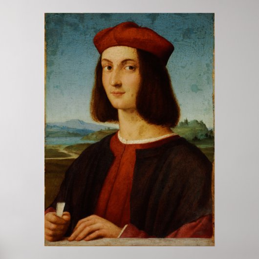 Raphael - Santi-Portrait von Pietro Bembo Poster (Vorne)