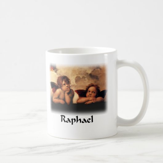 RAPHAEL Sanzio - Engel (Detail) Kaffeetasse (Rechts)