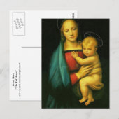 Raphael Sanzio - Madonna del Granduca Postkarte (Vorne/Hinten)