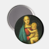 Raphael Sanzio - Madonna del Granluca Magnet (Vorderseite/Rückseite)