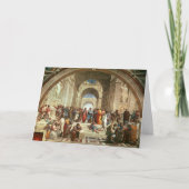 Raphael - Schule von Athen Karte (Vorderseite)