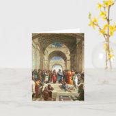 Raphael - Schule von Athen Karte (Gelbe Blume)