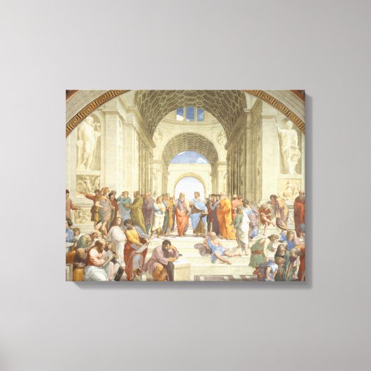 Raphael - Schule von Athen Leinwanddruck (Vorderseite)