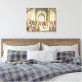 Raphael - Schule von Athen Leinwanddruck (Insitu (Schlafzimmer))