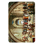 Raphael - Schule von Athen Magnet (Vertikal)