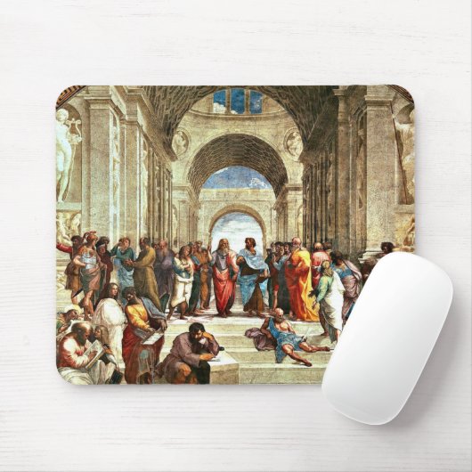 Raphael: Schule von Athen, Mousepad (Mit Mouse)