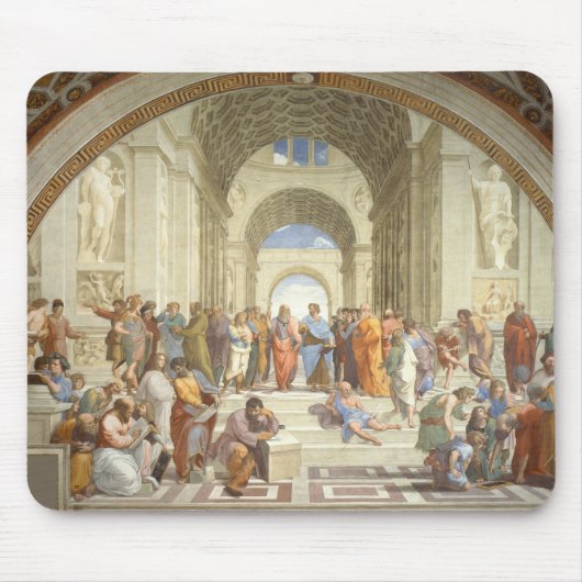 Raphael - Schule von Athen Mousepad (Vorne)