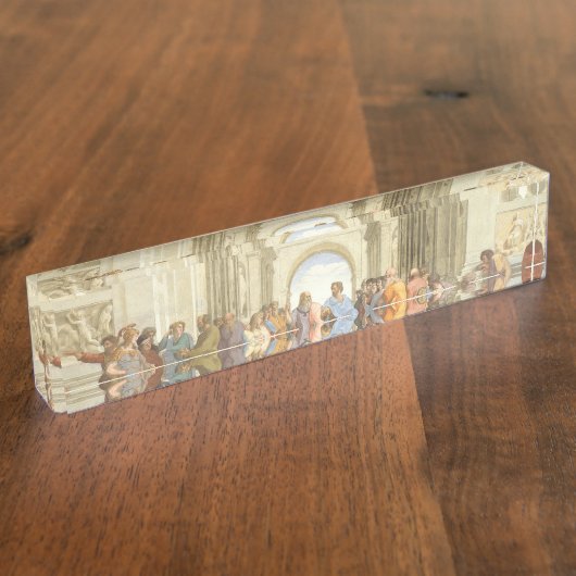 Raphael - Schule von Athen Namensplakette (Seite)