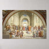 Raphael - Schule von Athen Poster (Vorne)