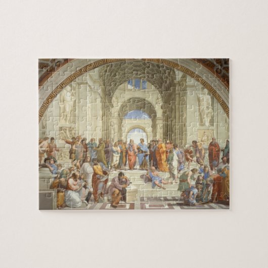 Raphael - Schule von Athen Puzzle (Horizontal)
