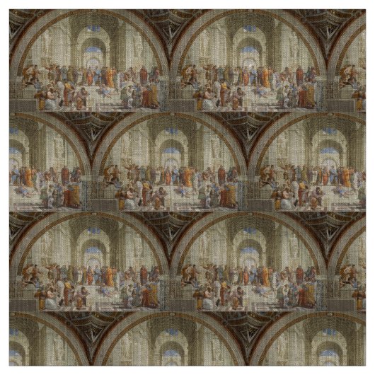Raphael - Schule von Athen Stoff (Muster)