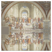 Raphael - Schule von Athen Stoff (Nahaufnahme)