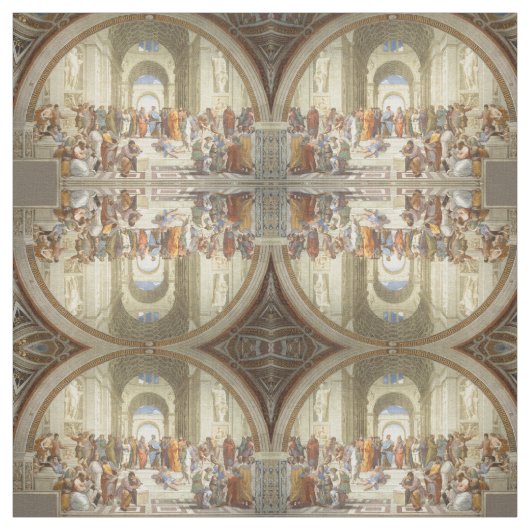 Raphael - Schule von Athen Stoff (Muster)