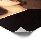 Raphael Selbstportrait Canvas Print Poster (Ecke)