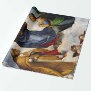 RAPHAEL Sistine Madonna Geschenkpapier