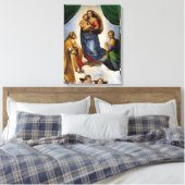 Raphael Sistine Madonna Leinwanddruck (Insitu (Schlafzimmer))