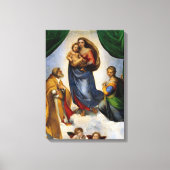 Raphael Sistine Madonna Leinwanddruck (Vorderseite)
