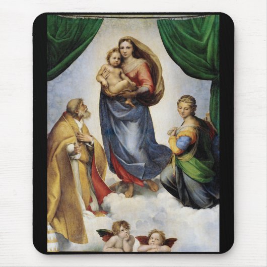 Raphael , Sistine Madonna Mousepad (Vorne)