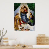 Raphael Sistine Madonna Poster (Küche)