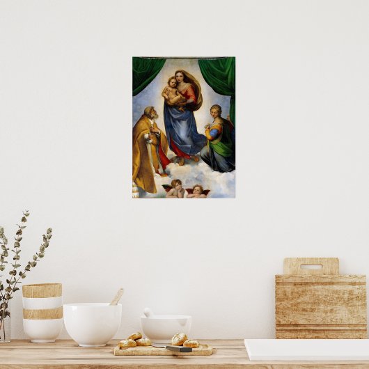 Raphael Sistine Madonna Poster (Küche)