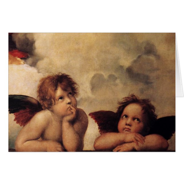 Raphael, Sixine Cherub (Vorderseite (Horizontal))