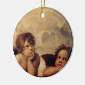 Raphael, Sixine Cherub Keramik Ornament (Links)